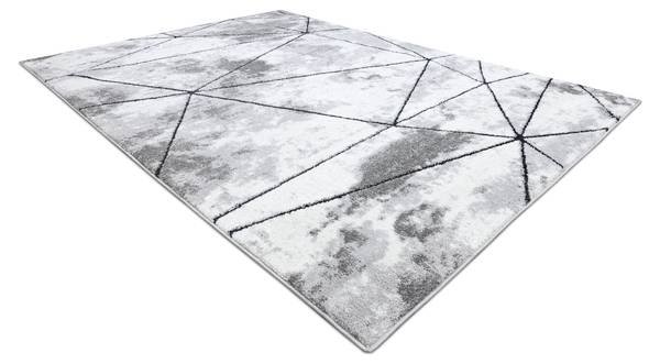 Tapijt P16514 grijs - polypropeen - 120 x 1 x 170 cm