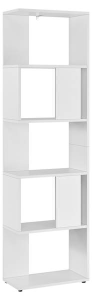 Bibliothèque Aneby Blanc - Bois manufacturé - 45 x 159 x 24 cm