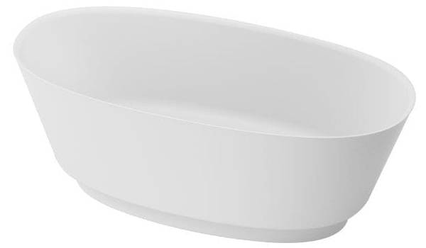 Badewanne MARELIS Weiß - Harz - 158 x 58 x 158 cm