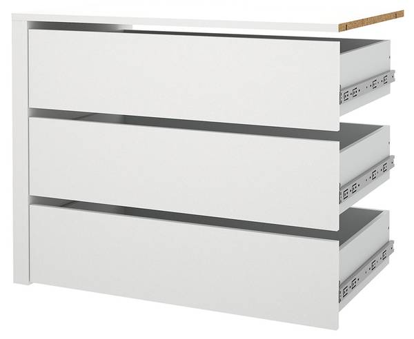 Schubladeneinsatz Catania Weiß - Holzwerkstoff - 70 x 87 x 55 cm