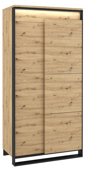 Drehtürenschrank Quant 01 Braun - Holzwerkstoff - 95 x 195 x 50 cm