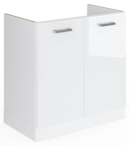 Spülenunterschrank R-Line 41946 Hochglanz Weiß - Weiß