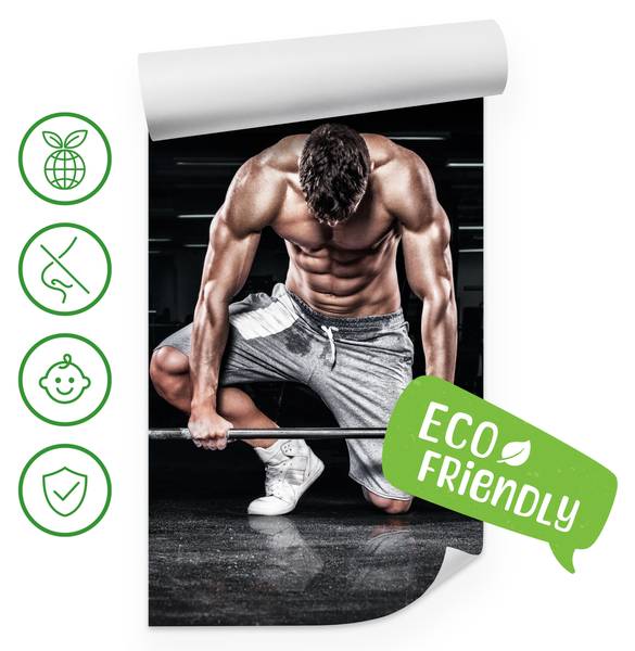 Fotobehang Sporter Training 500 x 350 x 350 cm