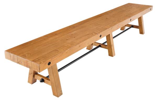 Sitzbank FINCA Braun - Eisen - 240 x 46 x 40 cm