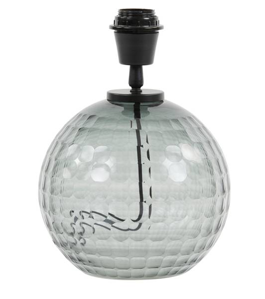 Lampensockel TAIKI Grau - Glas - 20 x 28 x 20 cm