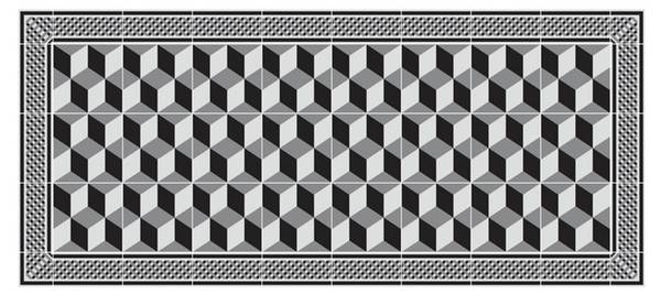 Teppich VINYL Schwarz