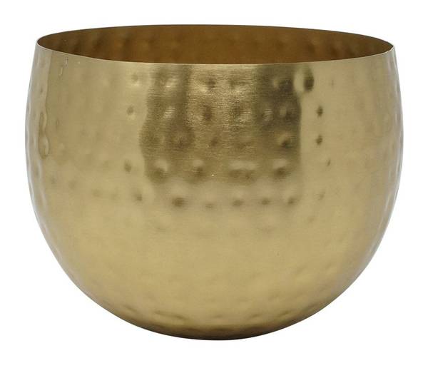 Blumentopf Baha – Gold, Ø 14 cm Gold