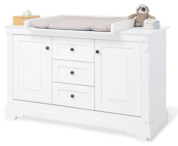 Kinderzimmer-Set 'Emilia' extrabreit… Weiß - Massivholz - 2 x 2 x 2 cm