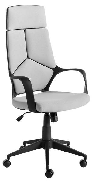 Büro-Drehstuhl 4076 Grau - Polyester - 63 x 117 x 63 cm