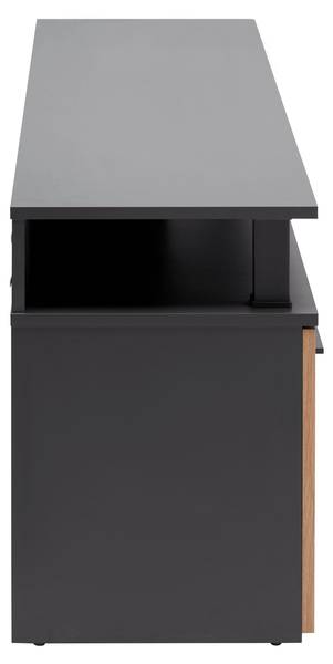 Lowboard MONTANA Braun - Grau - Holzwerkstoff - 160 x 56 x 38 cm