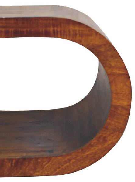Couchtisch Amaya Braun - Mango - 80 x 40 x 50 cm