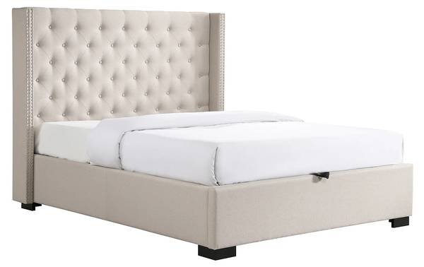 Bett mit Bettkasten MASSIMO 217 x 143 x 215 cm