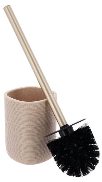 Toilettenbürste Neil Beige - Kunststoff - 10 x 37 x 10 cm