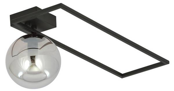 Deckenleuchte VK86818473 Schwarz - Stahl - 1 x 21 x 1 cm