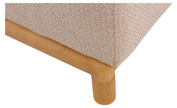 Sofa Celeste Beige - Eiche - 250 x 87 x 102 cm
