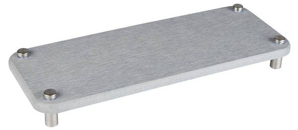 Geschirrmatte DIATO Grau - Stein - 11 x 3 x 28 cm