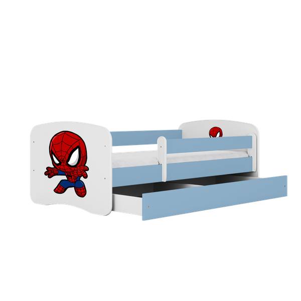 Kinderbett Spiderman Blau - 90 x 164 cm