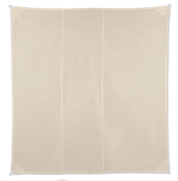 Sonnensegel Quadrat in Beige 400 x 400 cm