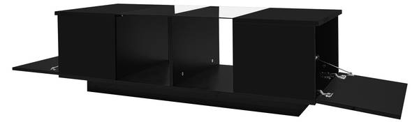 Salontafel GLOWGlass Ⅱ zwart