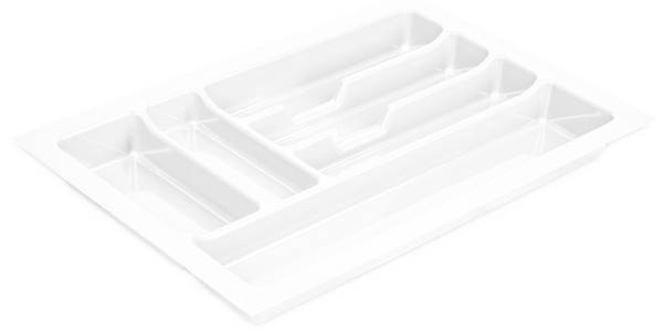 Besteckkasten 1768158 Weiß - Kunststoff - 33 x 5 x 49 cm