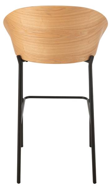 BARHOCKER  LONE - Holz - Natürliche Braun - Holz teilmassiv - 51 x 98 x 54 cm