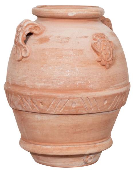 Orcio Vase OR DU VIN Marron - Terre cuite - 43 x 55 x 43 cm