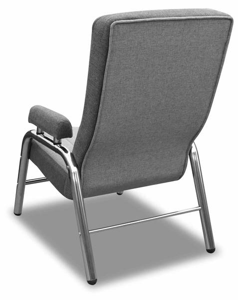 Sessel Lile Grau - Holzwerkstoff - 64 x 102 x 52 cm