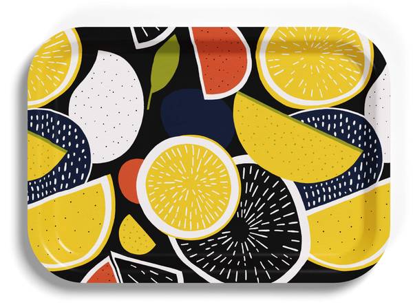 Design-Tablett Juice of the Day Birke - 24 x 1 x 34 cm