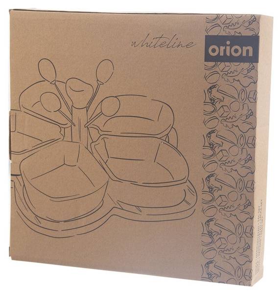 Snackschalen 10-tlg. Set 129201 Weiß - Porzellan - 28 x 11 x 29 cm