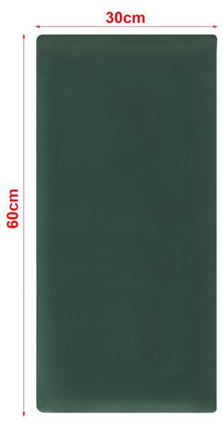 Wandkissenset Carpino 3-tlg. Dunkelgrün - Anzahl Teile im Set: 3