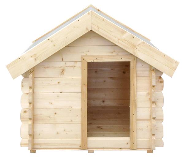 Hundehütte M401-1 Beige - Fichte - 99 x 80 x 76 cm