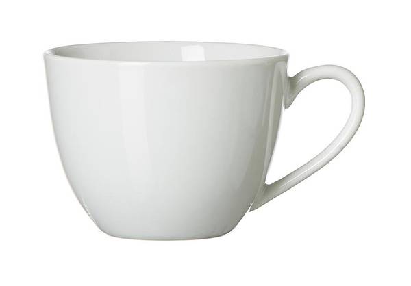 Kaffeetassen Bianco 6er Set Weiß - Porzellan - 11 x 8 x 11 cm