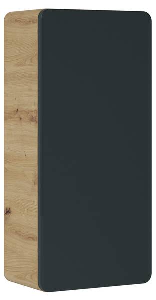 Hängeschrank ARUBA Schwarz - Holzwerkstoff - 35 x 75 x 22 cm