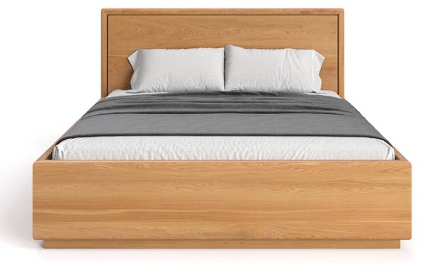Massivholzbett Linea mit Bettkasten 200 x 160 cm