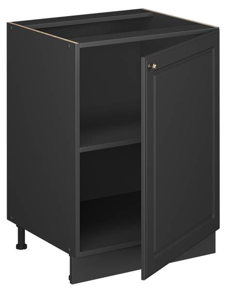 Keukenonderkast Fame-Line 65146 bruin - grijs - staal - 60 x 82 x 60 cm