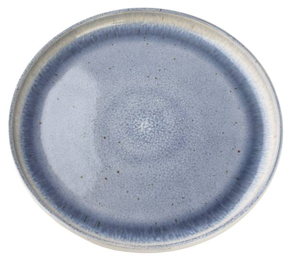Dessertteller BASIC NATURE Blau - Keramik - 21 x 3 x 21 cm