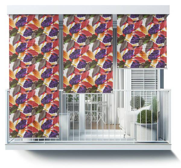 Außenrollo Folia Iris Textil - 40 x 180 x 1 cm