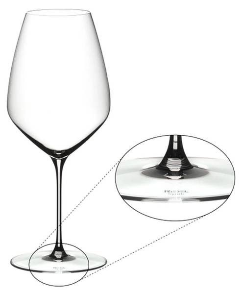 Syrah Shiraz Veloce 2er Set + Poliertuch Kristallglas - 11 x 25 x 11 cm