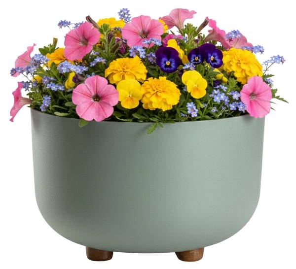Blumentopf Terra Grün - 27 x 17 x 27 cm