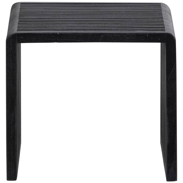 Table d'appoint Willa Schwarz - Teakholz - 45 x 50 x 40 cm