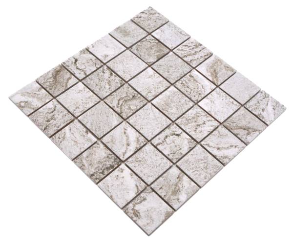 Mosaikfliesen HWA 4LG Grau - Keramik - 30 x 30 x 30 cm
