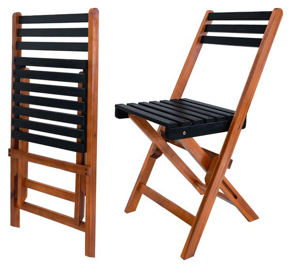 Garten-Essgruppe Altamura 5-tlg. Braun - Grau - Akazie - 118 x 74 x 70 cm