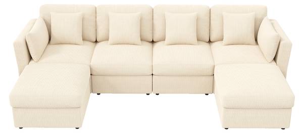 Ecksofa WoodyCHANGE Beige