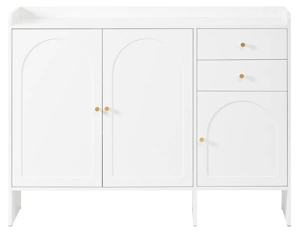 Schuhschrank DianaBA Ⅳ Weiß - Holzwerkstoff - 120 x 90 x 35 cm
