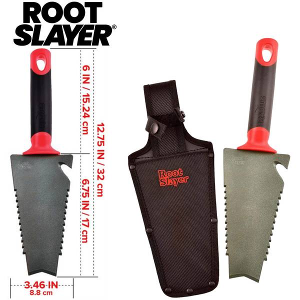 Root Slayer Handschaufel Grau - Metall - 9 x 33 x 3 cm
