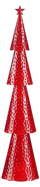Decoratieve kerstboom MEMIDE1290034 rood