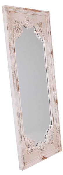 Spiegel 4523280069 Weiß - Holz teilmassiv - 60 x 150 x 4 cm