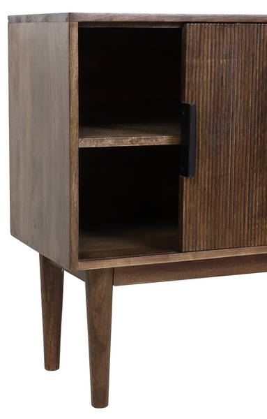 Schrank BITIKA Braun - Massivholz - 40 x 80 x 150 cm