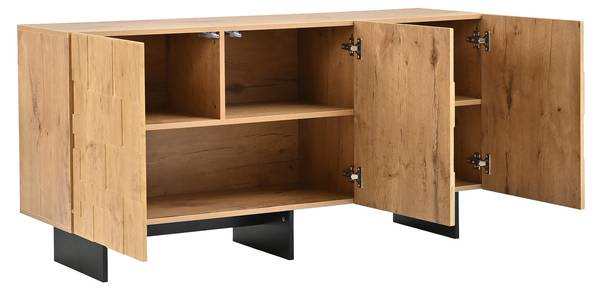 Sideboard Eurynom Ⅷ Braun - Holzwerkstoff - 140 x 70 x 40 cm