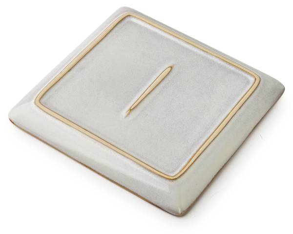 Teller BASIC NATURE Grau - Keramik - 18 x 1 x 18 cm